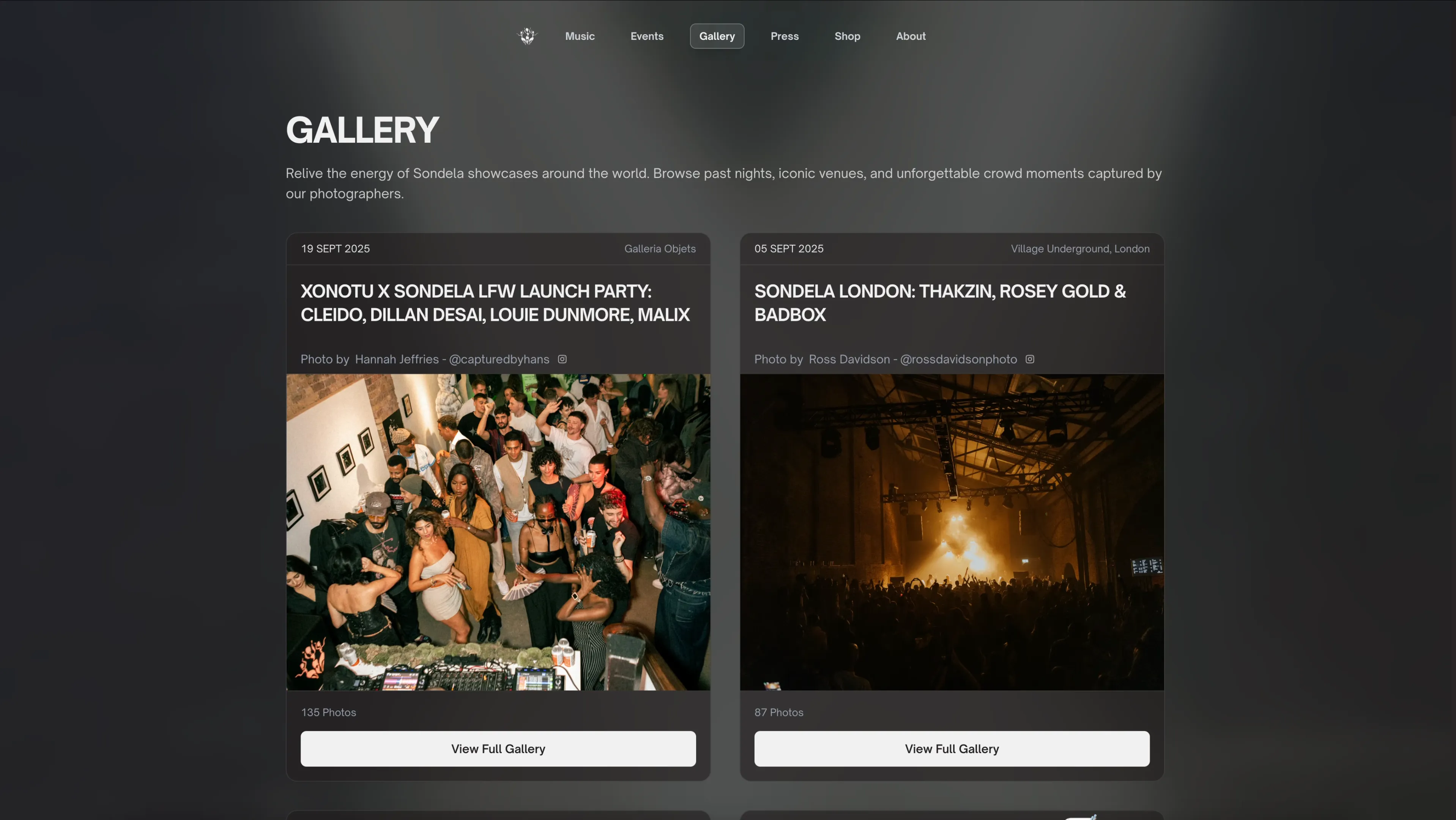 Record Label Content Platform screenshot 1